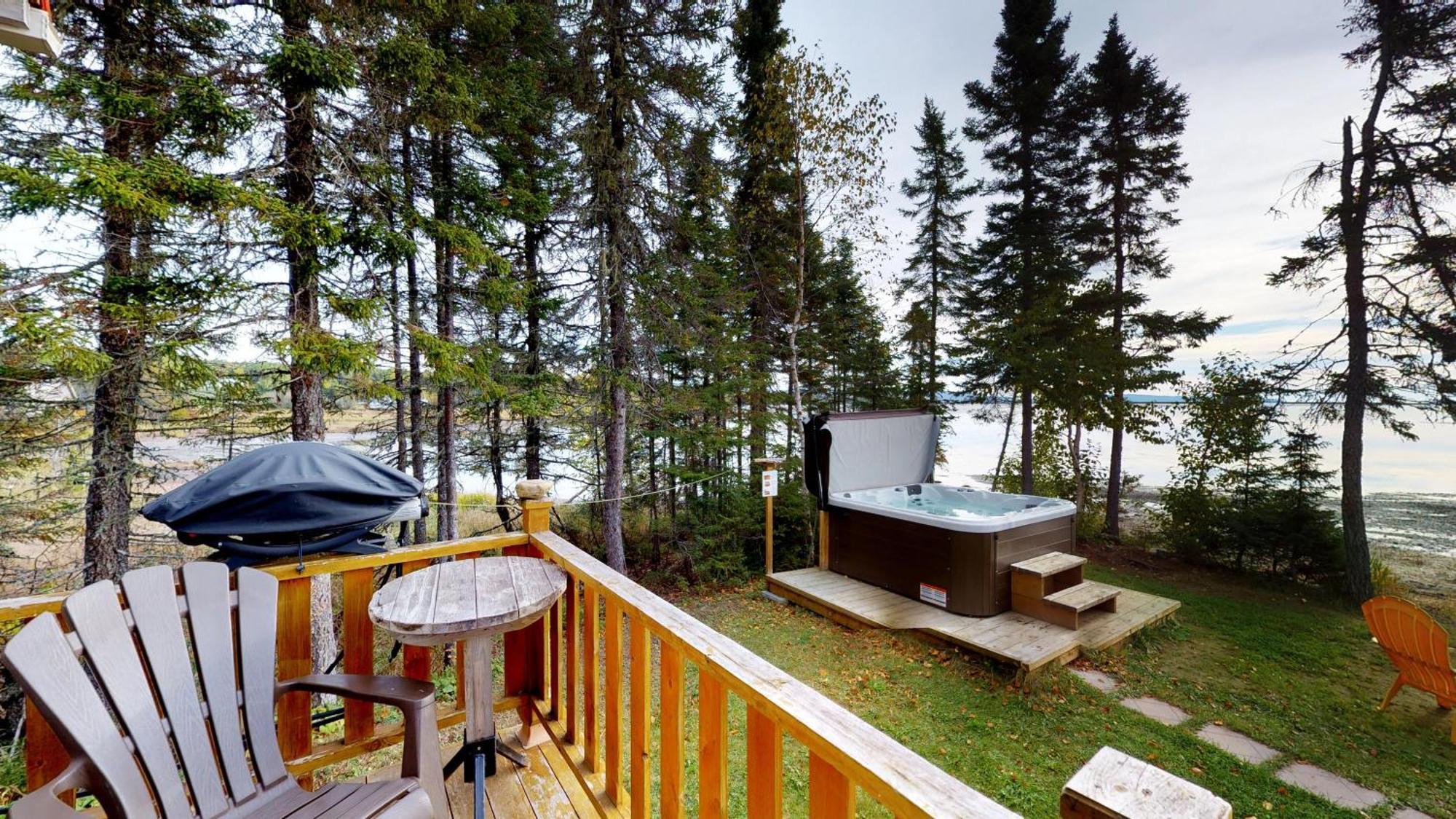 Gaspé Chalets Du Bout Du Monde מראה חיצוני תמונה