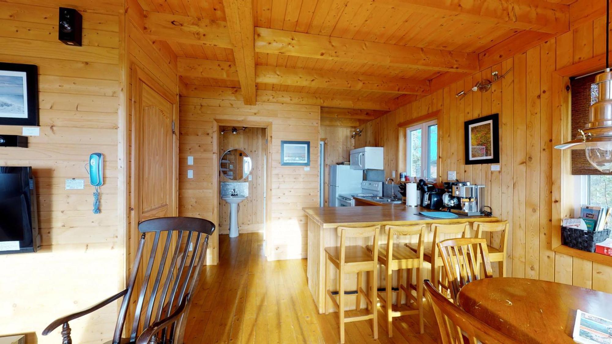 Gaspé Chalets Du Bout Du Monde מראה חיצוני תמונה