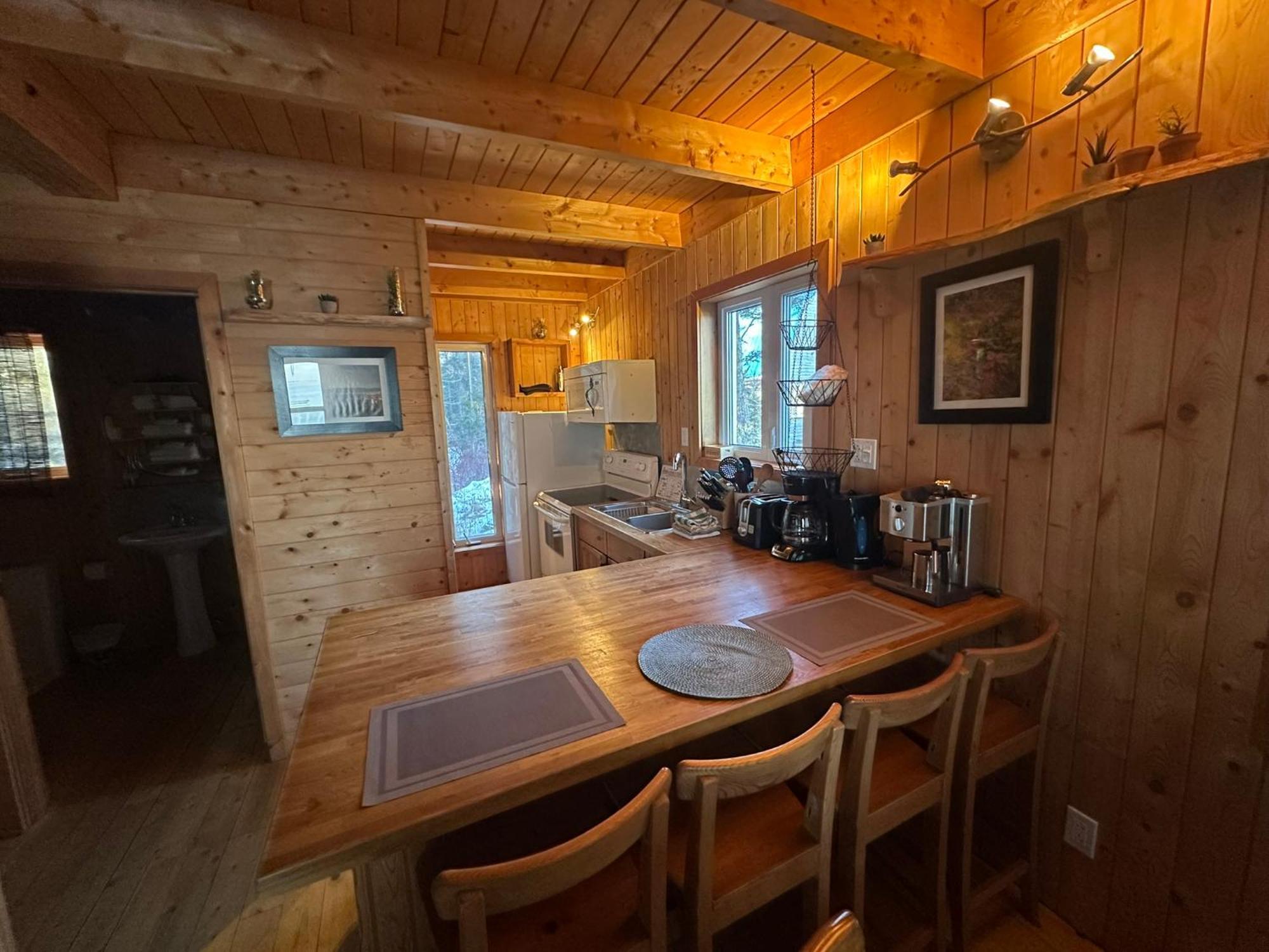 Gaspé Chalets Du Bout Du Monde מראה חיצוני תמונה